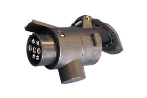 Adaptateur court Shorty 13/ 7 pôles couleur noir