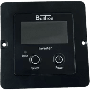 Écran pour l'onduleur NVS, y compris le commutateur mode ECO/mode standard