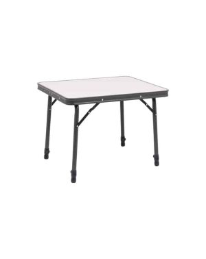 Table de camping 65 x 53 cm noir/gris