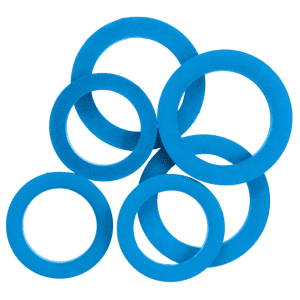 Dichtring-Set plus Steck. Trinkw. 5x O-Ring 9x Dichtring G1/2,3/4,1, blau