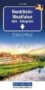 Kümmerly+Frey Regional-Strassenkarte 3 Nordrhein-Westfalen 1:275.000. 1:275'000