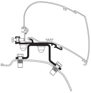 Markisenadapter THULE passend für Renault Master