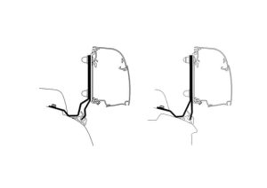 Adaptateur de store adaptable sur Rapido Ford Custom V710 à partir de 2025 pour store de toit Omnistor 4200