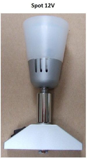 Spot sur rail avec interrupteur 12V LED