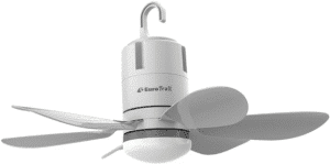 Deckenventilator mit Fernbedienung wiederaufladbar Farbe: Weiß/Grau