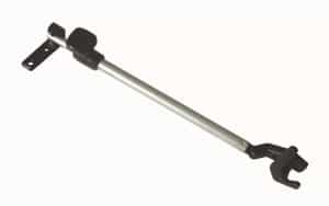 Déflecteur de fenêtre en continu,avec verrou de fermeture Raccords à visser 230mm/droit
