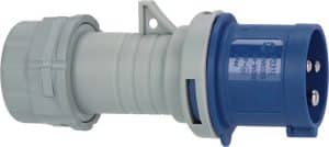 CEE Stecker 230V/16A IP44 mit LED Spannungsanzeige