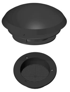 Aération de toit avec grille intérieure