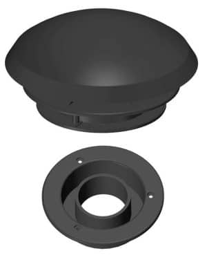 Dachlüfter mit Schlauchanschluss 60 mm