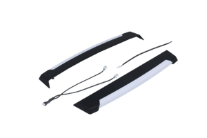 Set d'équipement ultérieur de caches latéraux avec LED pour cadre plissé VisionStar M/ VisionVent M LED noir