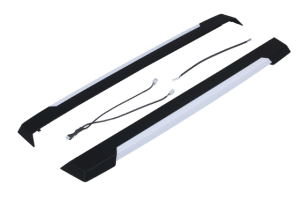Nachrüst-Set Seitenblenden mit LED für Plisseerahmen VisionStar M/ VisionVent L LED schwarz