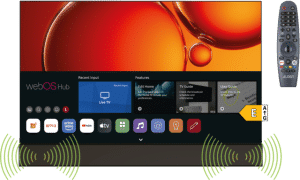 Fernseher Smartwide LED-TV SoundPro WebOS Bluetooth