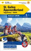 Kümmerly+Frey Wanderkarte 7 St. Gallen, Appenzellerland 1:60.000. 1:60'000